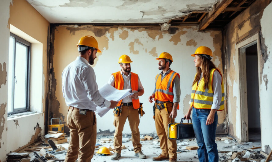 Travaux de rénovation après un sinistre par où commencer